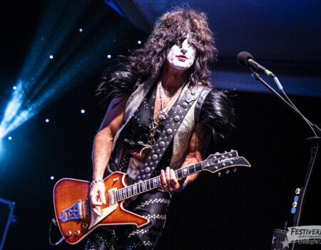 Váry "Starchild" Zoltán (guitar, vocals).Kiss Forever @ Festiverbant, Festival Rock Compesières (Geneva), Switzerland, 23.8.2025.(c) Christophe Losberger