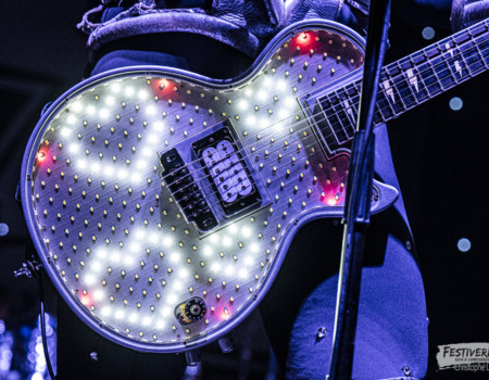 Sturmann Pál "Spaceman" (guitar).Kiss Forever @ Festiverbant, Festival Rock Compesières (Geneva), Switzerland, 23.8.2025.(c) Christophe Losberger