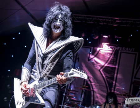 Sturmann Pál "Spaceman" (guitar).Kiss Forever @ Festiverbant, Festival Rock Compesières (Geneva), Switzerland, 23.8.2025.(c) Christophe Losberger