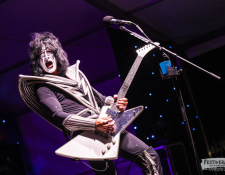 Sturmann Pál "Spaceman" (guitar).Kiss Forever @ Festiverbant, Festival Rock Compesières (Geneva), Switzerland, 23.8.2025.(c) Christophe Losberger
