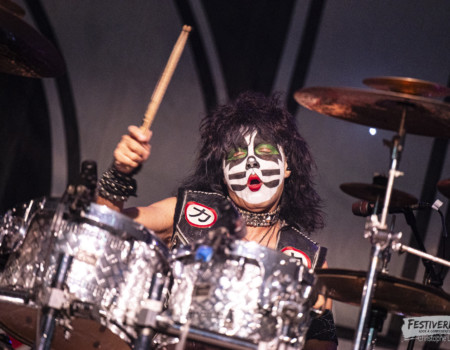Radek "Catman" Sikl (drums).Kiss Forever @ Festiverbant, Festival Rock Compesières (Geneva), Switzerland, 23.8.2025.(c) Christophe Losberger