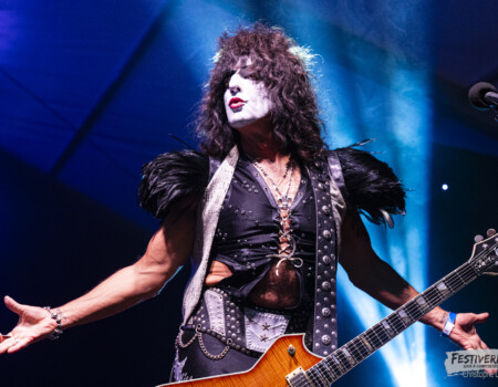 Váry "Starchild" Zoltán (guitar, vocals).
Kiss Forever @ Festiverbant, Festival Rock Compesières (Geneva), Switzerland, 23.8.2025.
(c) Christophe Losberger