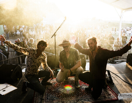 LeanWolf (guitar, vocals), Emilien Gindrat (drums), Romain Delorme (bass).Lean Wolf @ Festiverbant, Festival Rock Compesières (Geneva), Switzerland, 23.8.2025.(c) Christophe Losberger