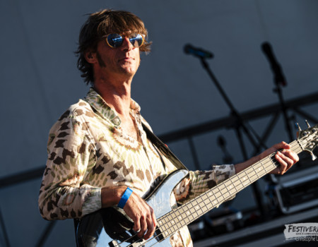 Romain Delorme (bass).Lean Wolf @ Festiverbant, Festival Rock Compesières (Geneva), Switzerland, 23.8.2025.(c) Christophe Losberger