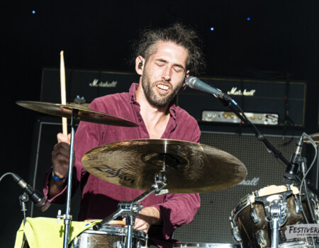 Emilien Gindrat (drums).Lean Wolf @ Festiverbant, Festival Rock Compesières (Geneva), Switzerland, 23.8.2025.(c) Christophe Losberger