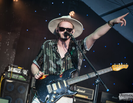 LeanWolf (guitar, vocals).Lean Wolf @ Festiverbant, Festival Rock Compesières (Geneva), Switzerland, 23.8.2025.(c) Christophe Losberger