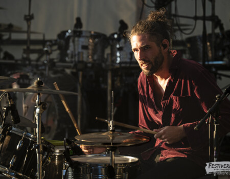 Emilien Gindrat (drums).Lean Wolf @ Festiverbant, Festival Rock Compesières (Geneva), Switzerland, 23.8.2025.(c) Christophe Losberger