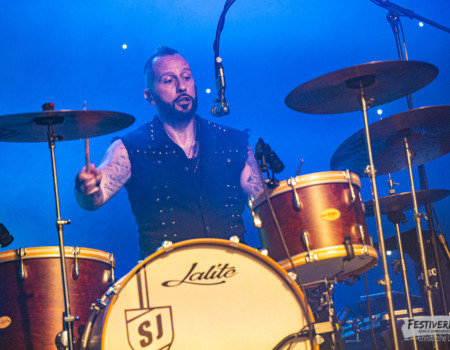 Sébastien Joly (drums).
Lenny-K @ Festiverbant, Festival Rock Compesières (Geneva), Switzerland, 22.8.2025..
(c) Christophe Losberger