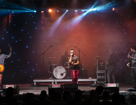 Ben-J (vocals), Mehdy Vonti (guitar), Stefano Rana (guitar), Sébastien Joly (drums), Pascal Macheret (bass).Lenny-K @ Festiverbant, Festival Rock Compesières (Geneva), Switzerland, 22.8.2025..(c) Christophe Losberger