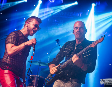 Ben-J (vocals), Pascal Macheret (bass).Lenny-K @ Festiverbant, Festival Rock Compesières (Geneva), Switzerland, 22.8.2025..(c) Christophe Losberger