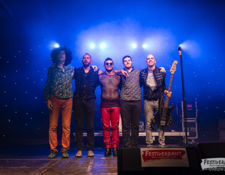 Ben-J (vocals), Mehdy Vonti (guitar), Stefano Rana (guitar), Sébastien Joly (drums), Pascal Macheret (bass).Lenny-K @ Festiverbant, Festival Rock Compesières (Geneva), Switzerland, 22.8.2025..(c) Christophe Losberger