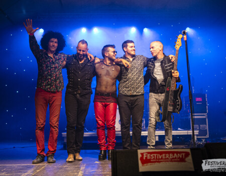 Ben-J (vocals), Mehdy Vonti (guitar), Stefano Rana (guitar), Sébastien Joly (drums), Pascal Macheret (bass).Lenny-K @ Festiverbant, Festival Rock Compesières (Geneva), Switzerland, 22.8.2025..(c) Christophe Losberger