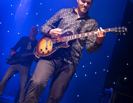 Stefano Rana (guitar).Lenny-K @ Festiverbant, Festival Rock Compesières (Geneva), Switzerland, 22.8.2025..(c) Christophe Losberger