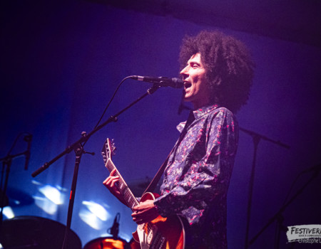 Mehdy Vonti (guitar).Lenny-K @ Festiverbant, Festival Rock Compesières (Geneva), Switzerland, 22.8.2025..(c) Christophe Losberger